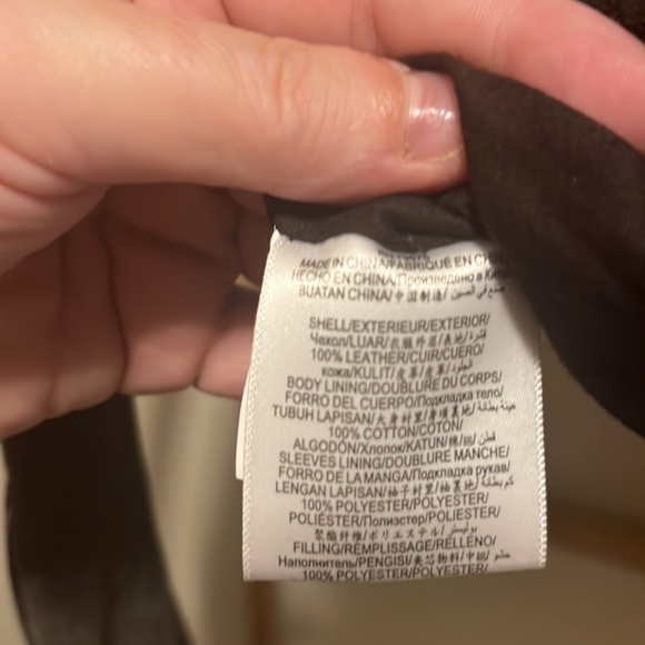 BCBGGeneration 100% Leather Black Suede Jacket - Picture 4 of 6